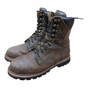 Carolina Built For Work Men's Size 9.5D  Brown Rugged Lace-Up Work Boots